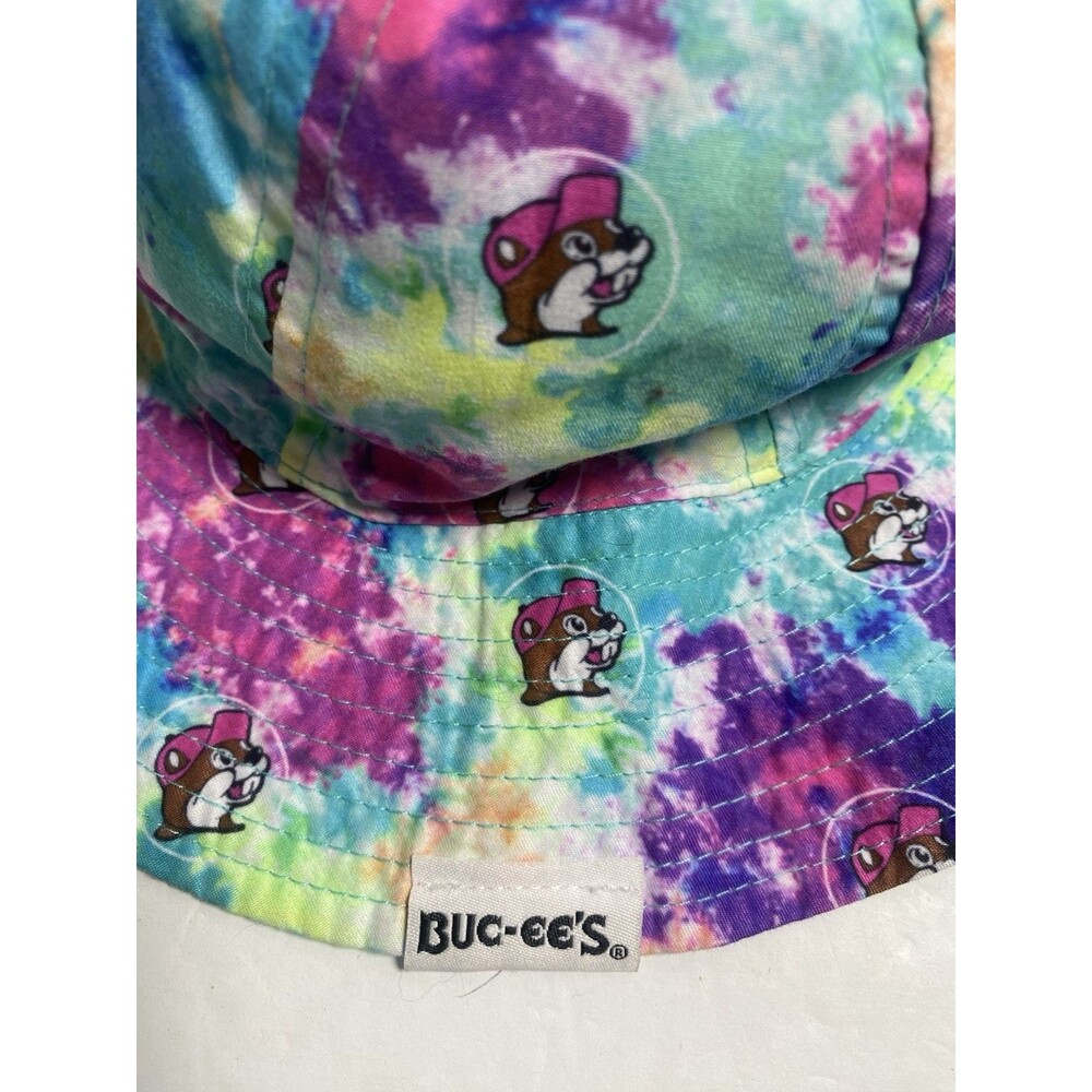 Buc-ees Bucket Hat Tie Dye Child Toddler with Chin Strap